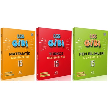 Oksijen Yayınları Oksijen 8. Sınıf Matematik + Türkçe + Fen Kitabı