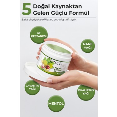 Naturix Horse Chestnut Balsam 500 Ml At Kestanesi Masaj Jeli Fiyatı