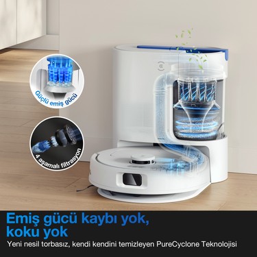 Ecovacs Deebot N20e Plus Robot Süpürge ve Paspas, Otomatik Fiyatı