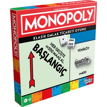 Monopoly Klasik Emlak Ticareti Oyunu 8 Yaş ve Üzeri Fiyatı