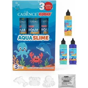 Cadence Kooky Aqua Slime Deniz Canlıları Seti 3 Renk Sihirli Fiyatı