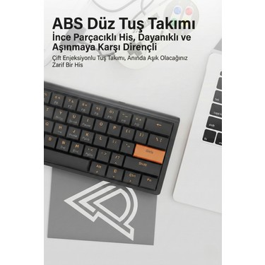 Ajazz Nacodex NKL61- Low Profil Switch Kablolu Mekanik Oyun Fiyatı