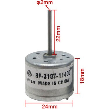 Devre Dünyası Mabuchi RF-310T-11400 Dc 5.9V 6V 6400RPM Dc Fiyatı