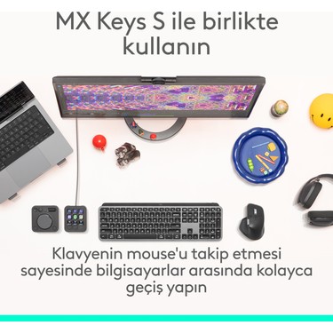 Logitech MX Master 4 Dokunsal Geri Bildirim Özellikli 8000 Fiyatı