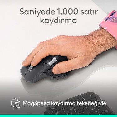 Logitech MX Master 4 Dokunsal Geri Bildirim Özellikli 8000 Fiyatı