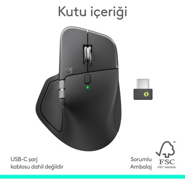 Logitech MX Master 4 Dokunsal Geri Bildirim Özellikli 8000 Fiyatı