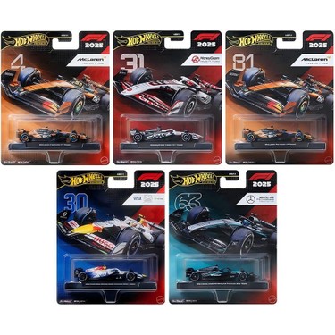 Hot Wheels Premium Formula 1 2025 Seti 5'li 1:64 Diecast Fiyatı