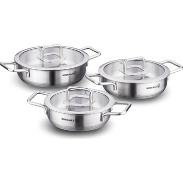 Korkmaz Stella 6 Parça Omlet Set A2929 6 cm Paslanmaz Çelik Fiyatı