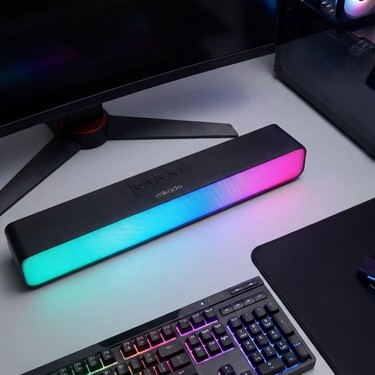 MD-SBT25 Rgb Oyuncu Speaker Soundbar 10WMICROSD Taşınabilir Fiyatı