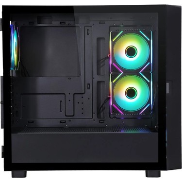PowerBoost PB-P4367BB USB 3.0, ATX LCD Mesh Panel, ARGB Fan, Fiyatı
