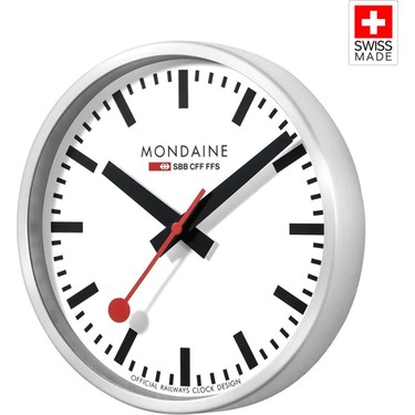 MONDAINE 掛け時計(A990.CLOCK.16SBB) Mondaine Duvar Saati A990.CLOCK.16SBB Fiyatı - Taksit Seçenekleri