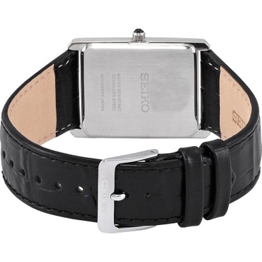 SEIKO クオーツ SWR049 Seiko Seıko SWR049 Siyah Deri Kordon Ince Kasa Roma Rakamlı Fiyatı