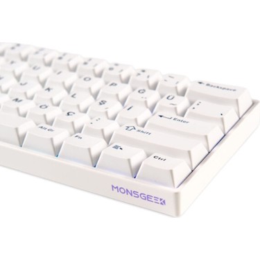 Akko Monsgeek FUN60 Max White Hall Effect Glare Manyetik Fiyatı