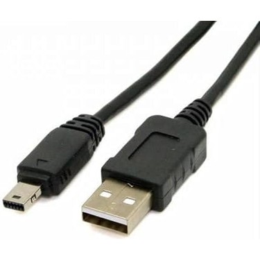 12 Pin Fotoğraf Makinesi USB Kablosu Casıo Exilim EX-ZR20 Zr Fiyatı
