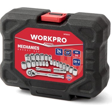 Workpro WP202541 3/8'' Cr-V 24 Parça Metrik/inç Ağır Hizmet Fiyatı