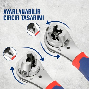 Workpro WP272063 7-22MM Cr-V Profesyonel Ayarlanabilir 200MM Fiyatı