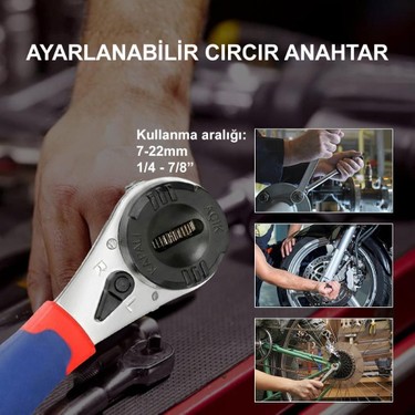 Workpro WP272063 7-22MM Cr-V Profesyonel Ayarlanabilir 200MM Fiyatı