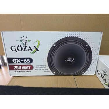 Göza-X Paket Ses Sistemi 2 Takım 16 cm 1 Takım 10 cm Dom Fiyatı