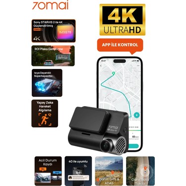 70MAI Dash Cam 4K A810S Ön Kamera Fiyatı - Taksit Seçenekleri