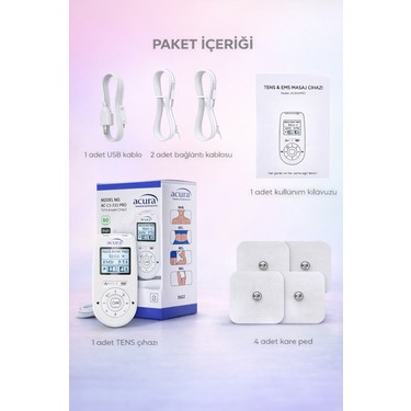 Acura ÇİFT KANALLI TENS MASAJ CİHAZI PRO AC-933 Fiyatı