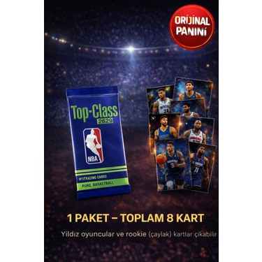 Toyfest NBA Basketball Top Class 2024 Trading Card 8li Fiyatı