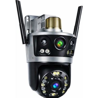 Apronx APX-WPG262 6mp 3.6 mm Çift Kamera 21 LED Wifi Ptz Fiyatı