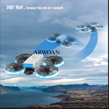 Arwoan Xj2 Mini Drone Kamera – 360° Dönüş, LED Fiyatı