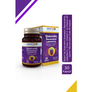 Smart'Up Quercetin-Resveratrol-Laktoferrin Fiyatı