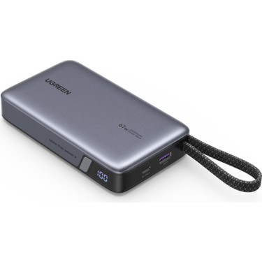 Ugreen Nexode 20.000 Mah 67W Usb-C Dahili Kablolu Hızlı Şarj Fiyatı