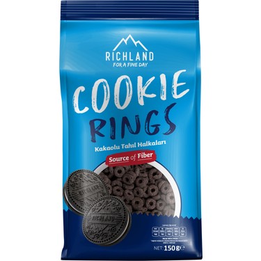 Richland Cookie Rings Kakaolu Tahıl Halkaları 150 g – Fiyatı