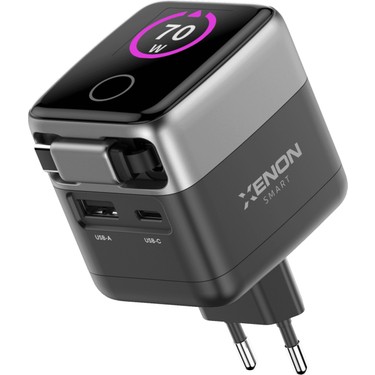 Xenon Smart Hızlı Şarj Adaptörü | 70W, Gan, Usb-C & Usb-A, Fiyatı