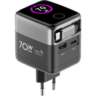 USB-C 70W Power Adapter & MagSafe 3ケーブル USB-C - MagSafe 3ケーブル（2 m）- スペースブラック - Apple（日本）