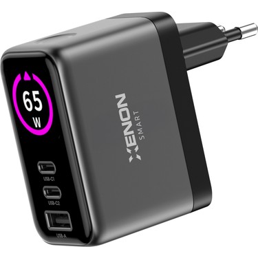 Xenon Smart Hızlı Şarj Adaptörü | 65W, Gan, 2x Usb-C ve 1 Fiyatı