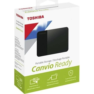 Toshiba 1TB Canvio Ready 2.5 Gen1 USB 3.2 Harici Harddisk Fiyatı