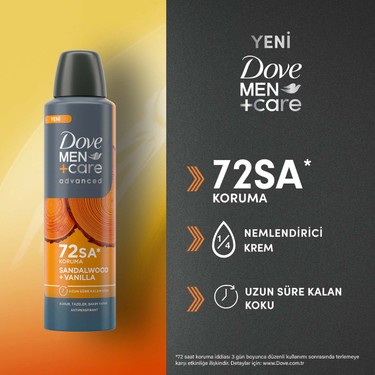 Dove Men +Care Advanced Erkek Deodorant 72 Saat Koruma Fiyatı