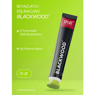 Splat Blackwood Diş Macunu 25 gr + Diş Fırçası Seyahat Seti Fiyatı