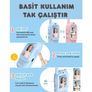 Azurtech Akıllı Çocuk Telsizi Smart Görüntülü Konuşma 4 Fiyatı