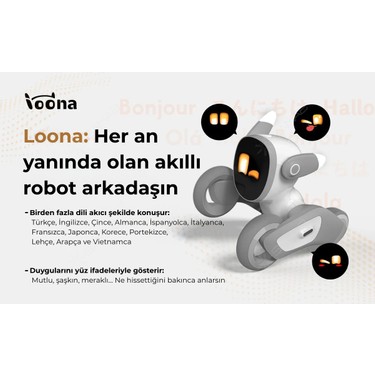 Adornist Loona Akıllı Robot Köpek Evcil Hayvan – Türkçe Dil Fiyatı