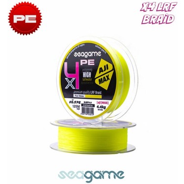 Seagame Ajı Max X4 Pe 125M #0.5 Fluo Yellow Aji Misinası Fiyatı