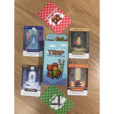 LUXMON Trap Tuzak Kurma Kart Oyunu 49 Kart Zar Hediyeli Fiyatı