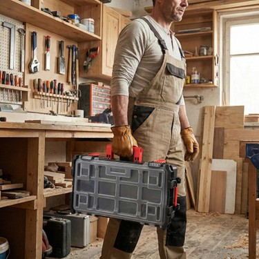 Workpro WP283029 24LT 12 Gözlü Şeffaf Kapaklı Istiflenebilir Fiyatı
