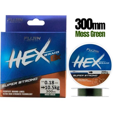 Fujin Yeni Hex 8x 0.18MM 300MT Moss Green Ip Misina Fiyatı