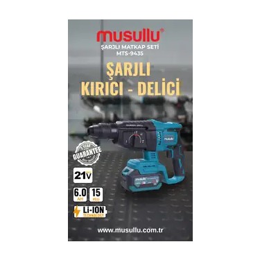 Musullu MTS-9435 Şarjlı Matkap Seti Fiyatı - Taksit Seçenekleri