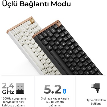 Keychron K2 He Special Edition Siyah %75 Gateron Magnetic Fiyatı