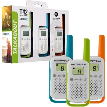Motorola TLKR-T42 4 Km Kırmızı Pmr El Telsizi (2'li Paket) Fiyatı