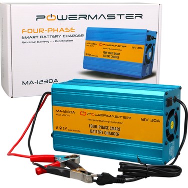Powermaster PM-1230 12 Volt Max 30 Amper LCD Ekranlı Akü Fiyatı