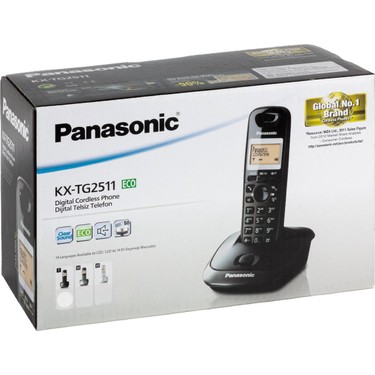 Panasonic KX-TG2511 Siyah Dect Telsiz Telefon Fiyatı