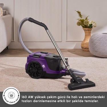 Karaca Vantuz Action Force X10 2 Lt Toz Torbasız Hazneli Fiyatı