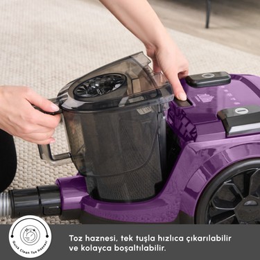 Karaca Vantuz Action Force X10 2 Lt Toz Torbasız Hazneli Fiyatı