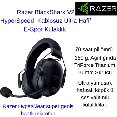 Razer Blackshark V2 Hyperspeed Type-C Kablolu/kablosuz Fiyatı